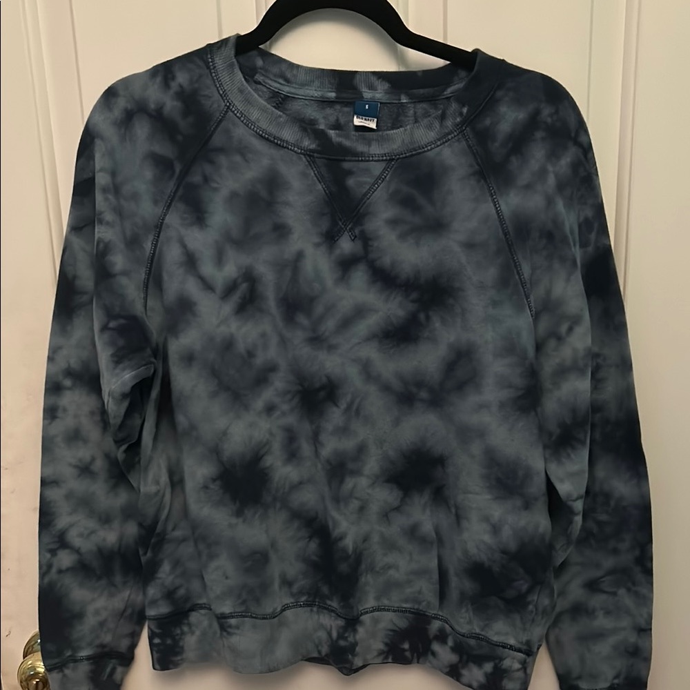 Blue Tie-Dye Crewneck